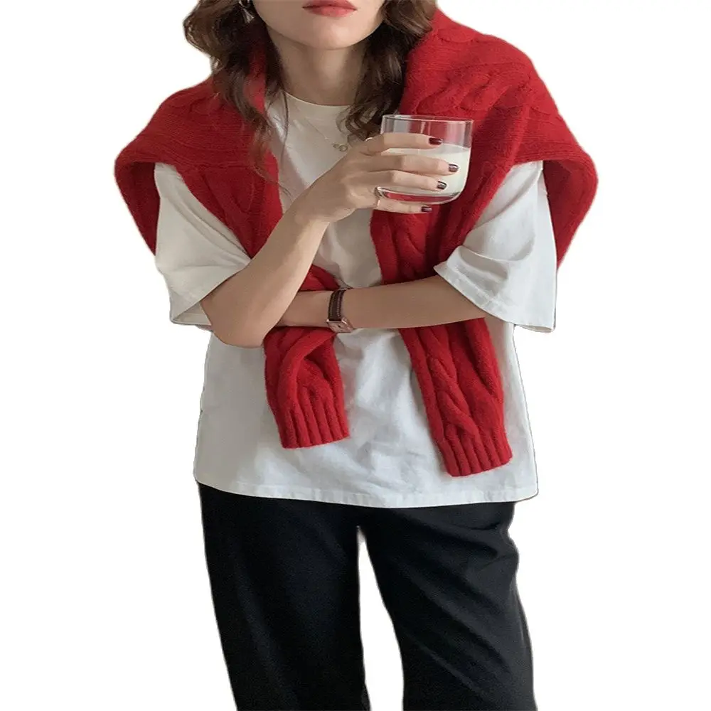

M.Y.FANTASY 2021 Women's Pullover, Twist Round Neck Pullover, Loose Outer Wear, Lazy Style Women's Pullover W