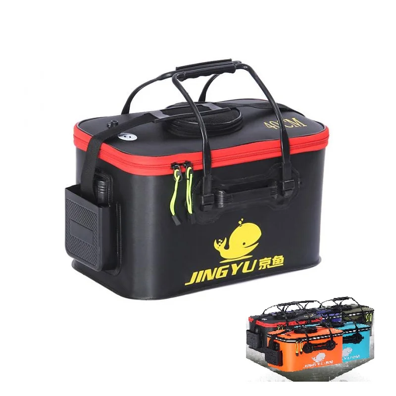 

Fishing Bucket Folding Newly Portable Folding Fishing Bucket Outdoor Barrel Camping Travel Fishing Storage Tool