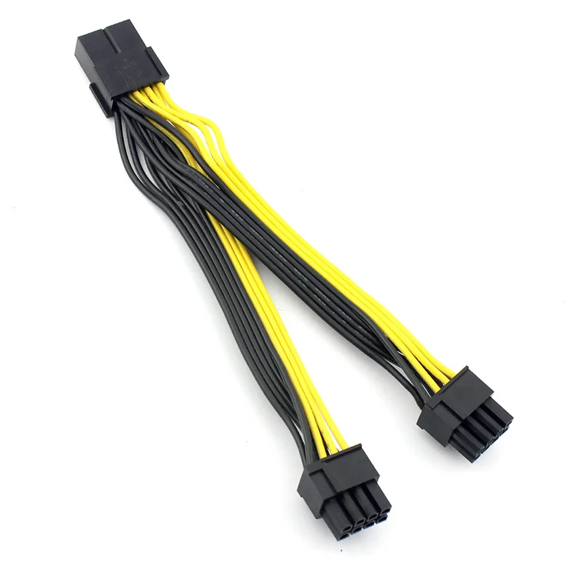PCIe GPU 8pin на двойной молнии сплиттер Мощность Удлинительный кабель 8 Pin типа папа