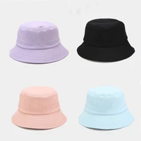 unisex summer 100 cotton bucket hat women outdoor sunscreen fishing cap men bob chapeau panama foldable sun hats