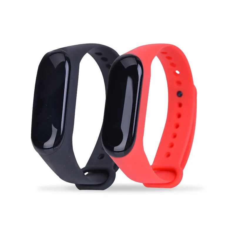 

For Xiaomi Mi Band 4 Band 3 Strap Silicone Wristband Bracelet Replacement for Xiomi Band Mi Band4 Mi Band3 Wrist Color TPU Strap