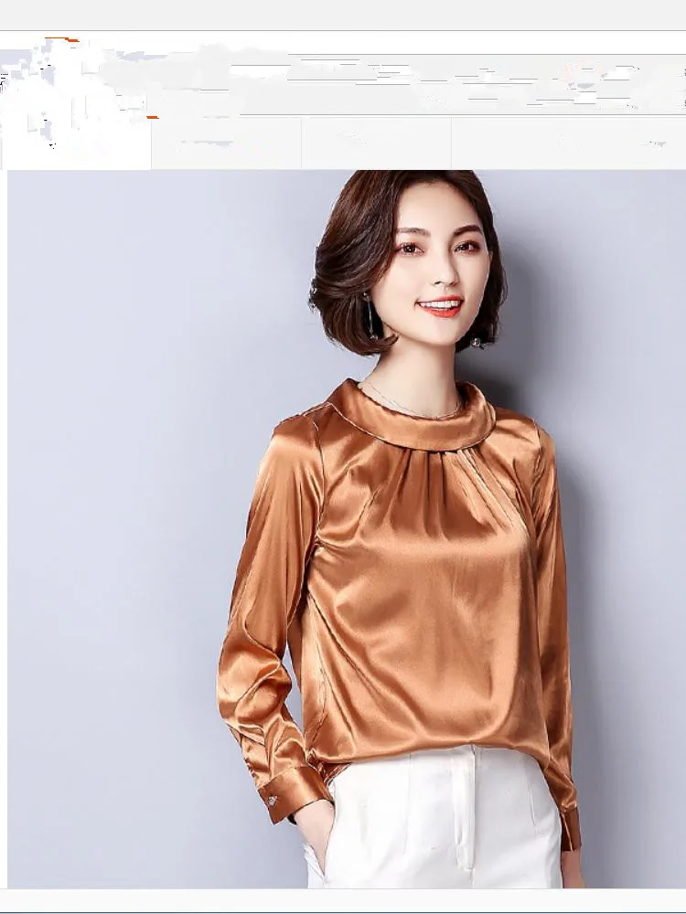 

2021 spring and autumn Summer with New style fashion Long sleeve Women's shirt