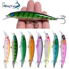 Тонущий гольян, рыболовная приманка, лазерный жесткая искусственная приманка, с 3d-глазами, 11 см, 13,4 г, 1 шт.