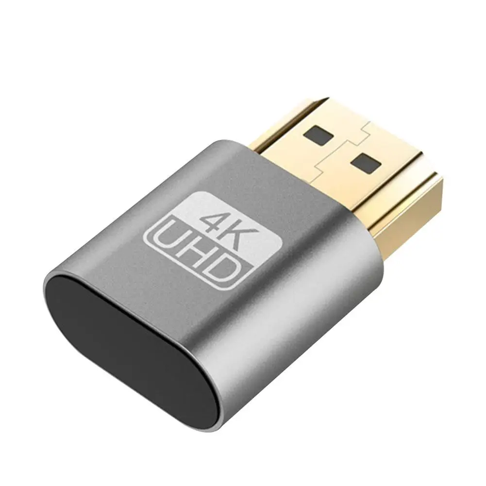 Комплект из 2 предметов 4K совместимому с HDMI DDC EDID разъем VGA виртуальной эмулятор