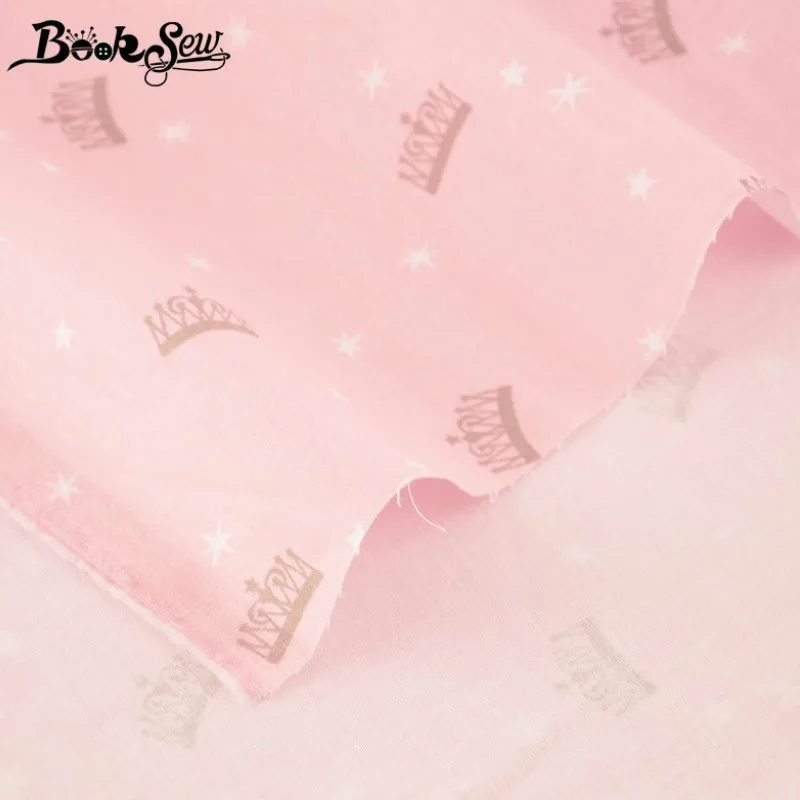 Тканевая саржевая ткань Booksew 100% хлопок для дома Королевская корона Tecido Tissu