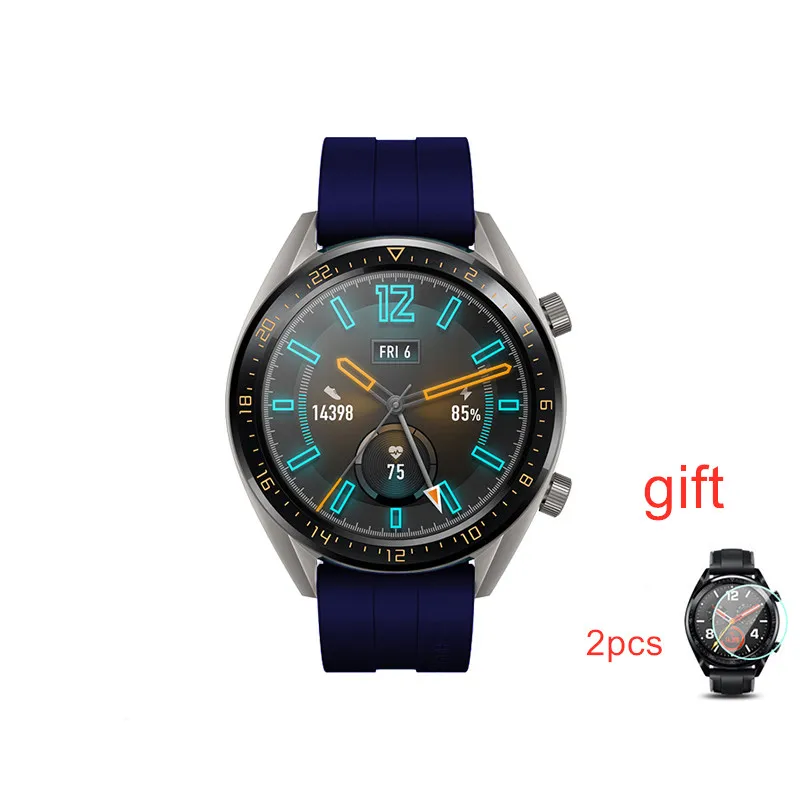 PCTC силиконовый ремешок для huawei Watch GT Active/Элегантный ремешок для huawei Honor Magic Smart Защитная пленка для часов пленка