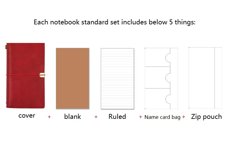 Ретро Бизнес спираль Padfolio журнал путешественник ноутбук PU кожа планировщик