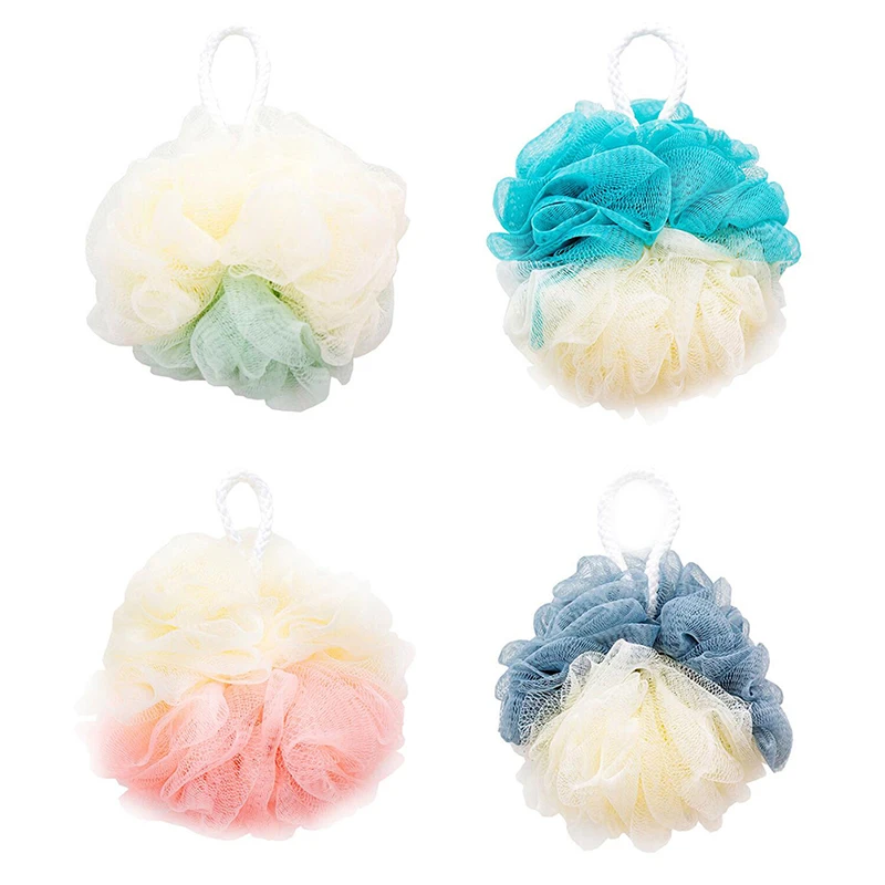 

1PC Super Soft Bath Ball Color Matching Bath Ball Rubbing Back Bath Flower Bath Ball Bath Accessories