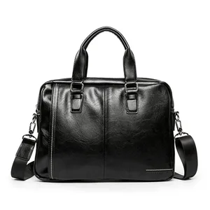 Xiao.p High Quality Pu Leather Men Handbags Casual Messenger Bags Male High Capacity Vintage Single Shoulder Crossbody Bag
