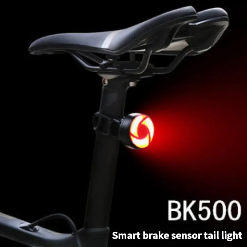 

LED Bicycle Tail Light Smart Taillight Night Riding Bike TailLight Brake Lamps Safety Warning Cycling Lights Bicycle Accessories