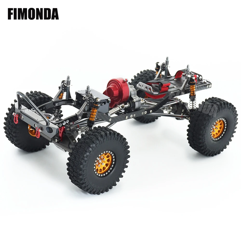 Гусеничный комплект шасси 1/10 RC с металлической рамой колесная база 312 мм 1 9