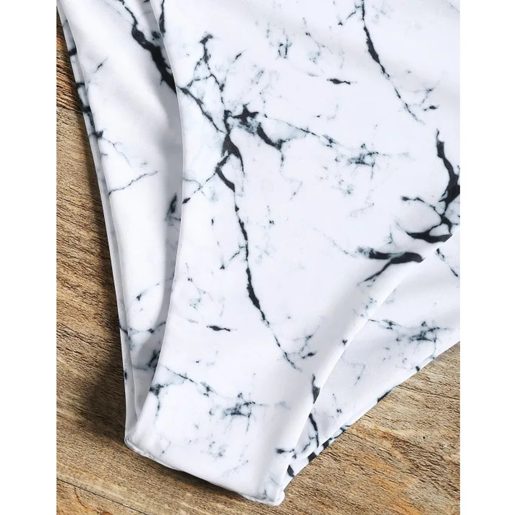 Сексуальное платье бодикон с рисунком стринги пуш ап бикини набор Для женщин