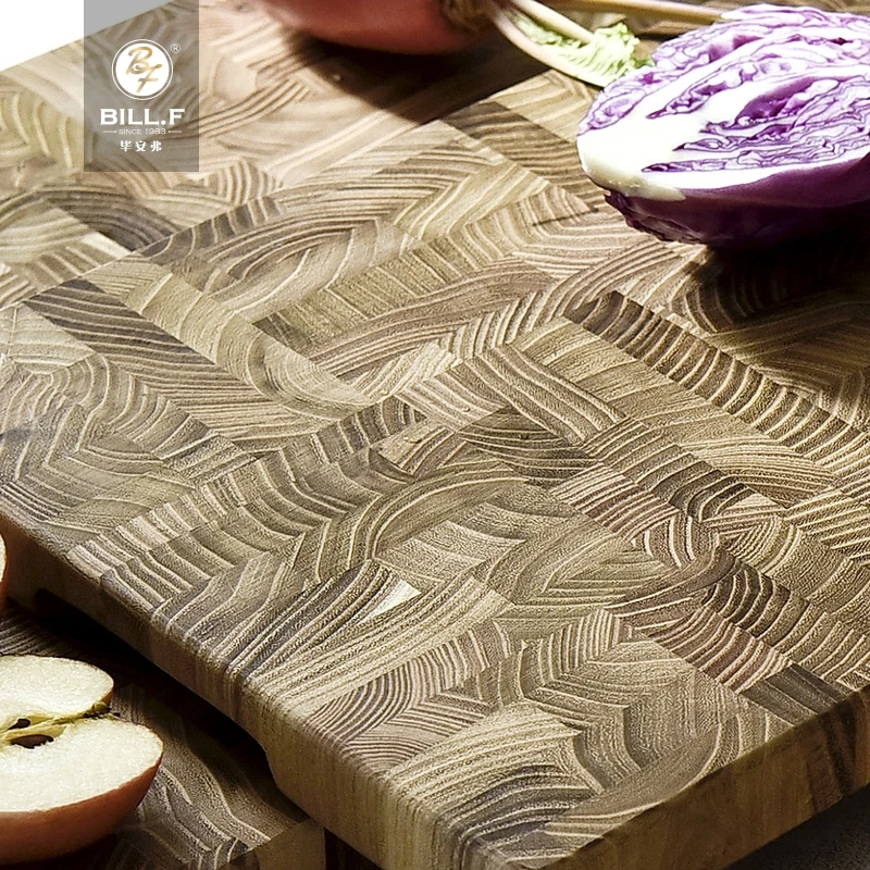 Тиковая доска ручной полировки, естественное сплетение крупных высококачественных деревянных кухонных инструментов, овощедержатель из массива дерева.