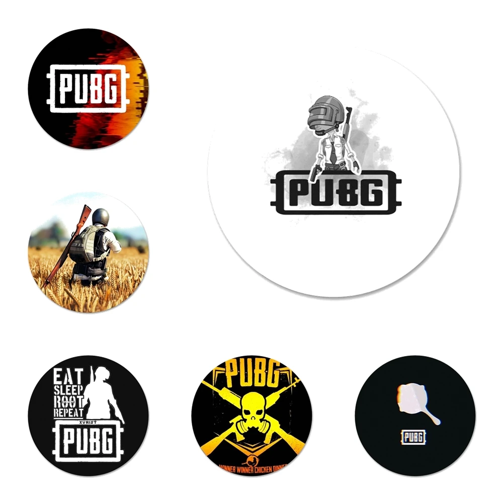 

58 мм PUBG курица ужин значок на булавке значок декоративные Броши Металлические Значки для одежды Рюкзак украшения
