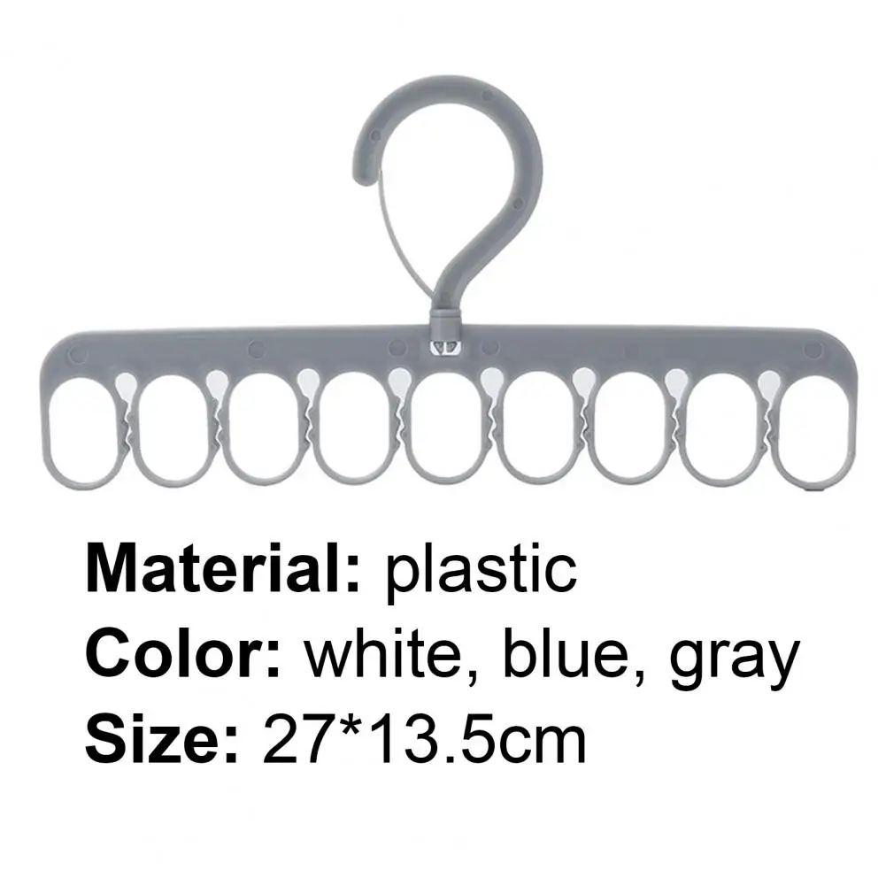 

60% Hot Sales!!! Clothes Hanger Multi-use Strong Construction Plastic Home Excellent Clamping Organizer Hanger for Gifts