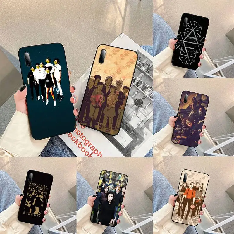 

Arcade Fire Indie Canada rock Band Phone Case For Redmi note 4 9 6a 4x 7 5 8t 9 plus pro Cover Fundas Coque