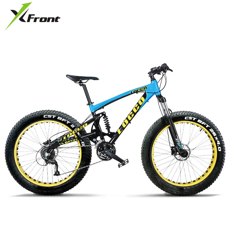 Горный велосипед X-Front Snow рама из алюминиевого сплава с мягким хвостом 4 0 толстые