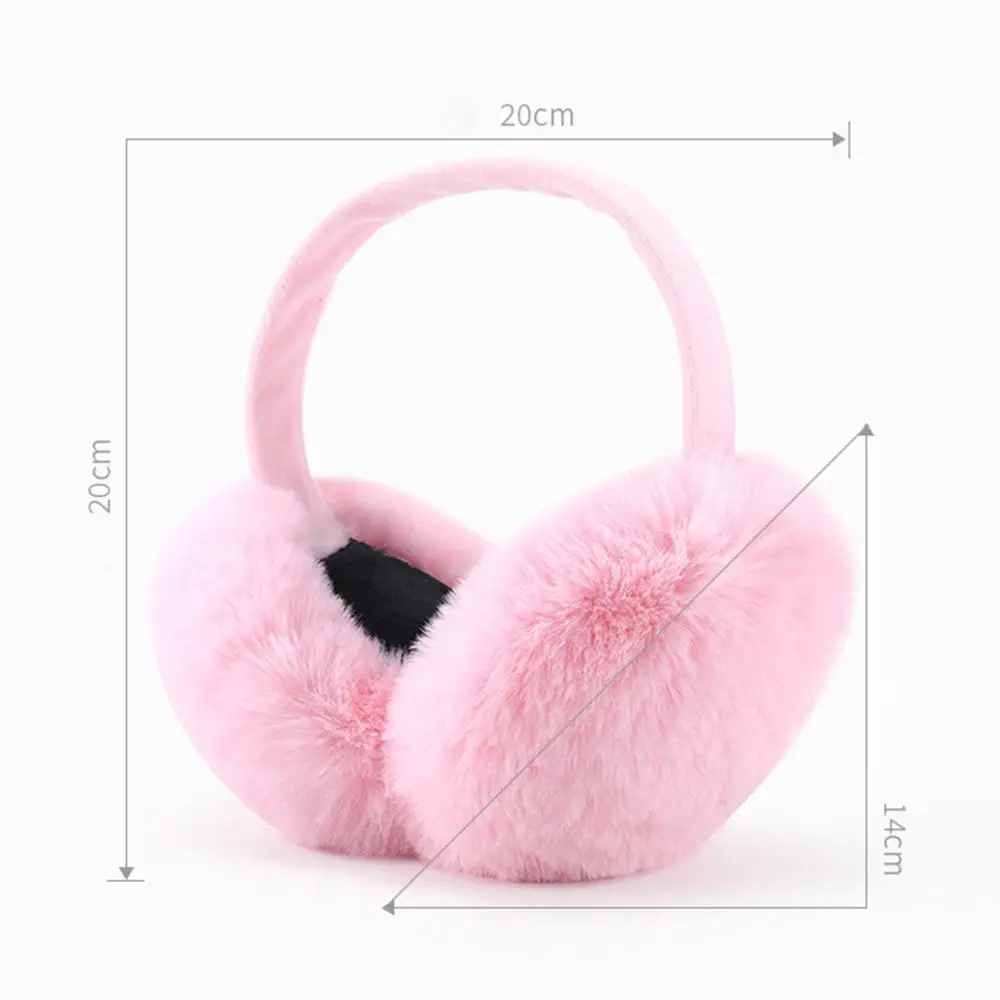 Новые модные зимние женские наушники милые складные теплые для волос девочек