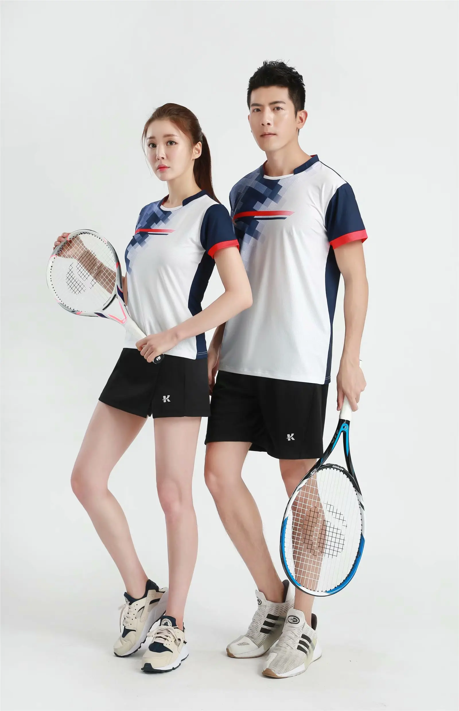 Новые спортивные рубашки для волейбола и бадминтона женщин мужчин Спортивная