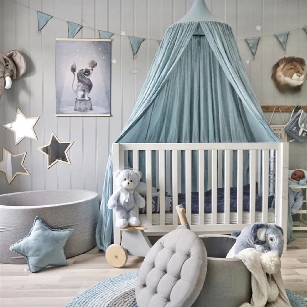 

Baby Mosquito Net for Crib Princess Mosquito Net for Girls Boys Hung Dome Bedding Baby Bed Canopy Curtain Kids Tent Room Decor