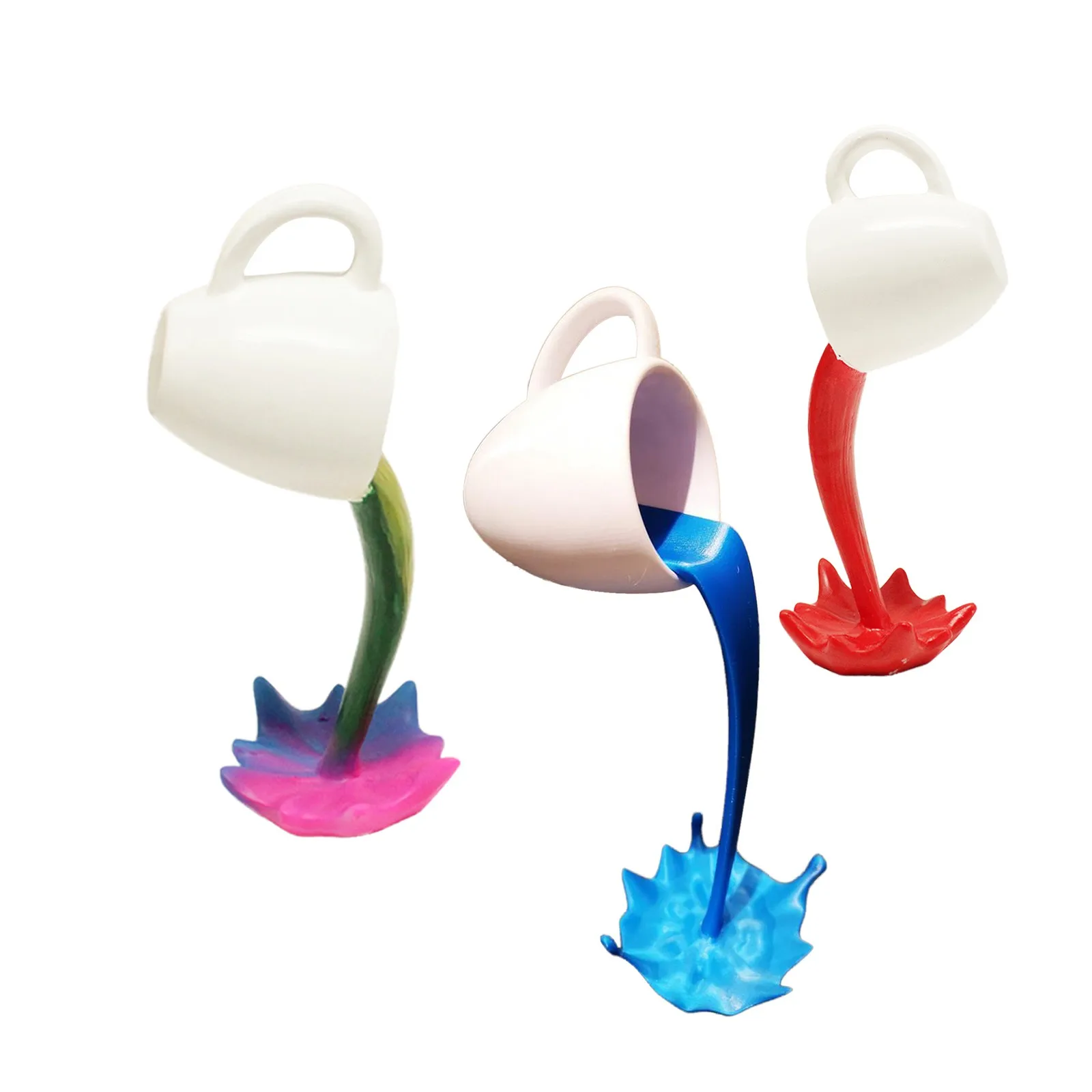 

Плавающие кофейные чашки, волшебные кружки-брызги, кофейные кружки, забавная кофейная кружка, скульптура, искусство, Декор для дома, кофейна...