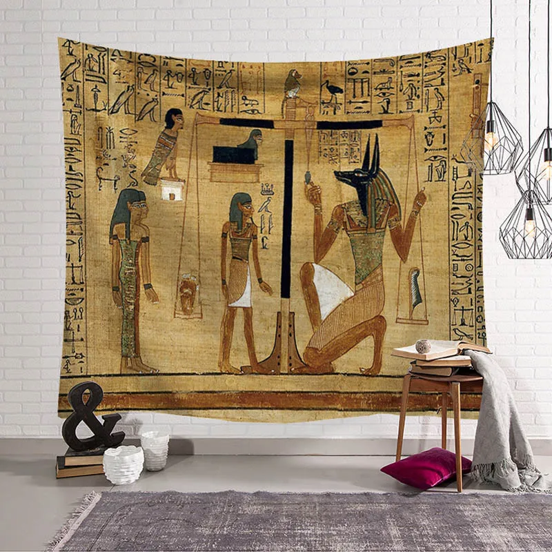 Wall Tapestry Домашний текстиль ткань настенный индийский Египетский Настенный декор гобелен покрывало пляжное одеяло - Цвет: Wall Tapestry