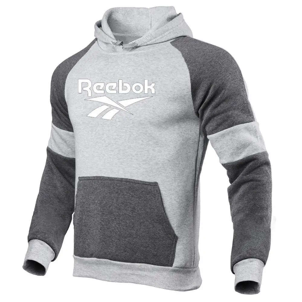 Casual Men Patchwork Hoodies Fashion Hooded Sweatshirt Coat Male Winter Spring Black Red Streetwear Tracksuit Man Hoody Pullover | Мужская