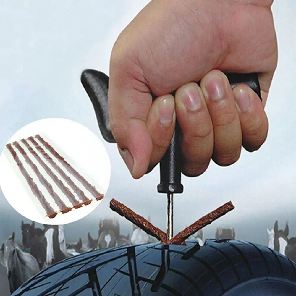 

Инструмент для ремонта автомобильных шин, набор для ремонта автомобильных колес, велосипедный набор для прокола шин, комплект бескамерных ...