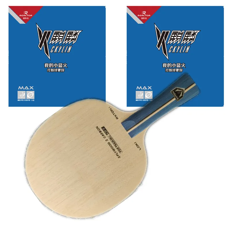 Локи углерода профессиональный 5 дерева 2 с Ckylin настольный теннис ракетки лезвие