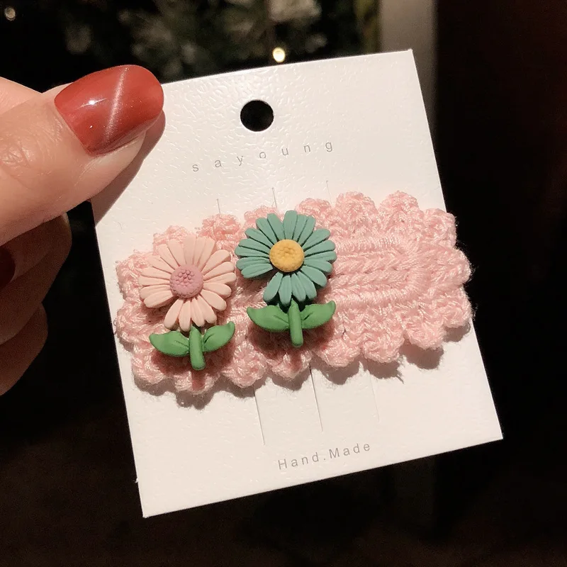 

Korean Version Cartoon Lovely Elegant Style Flower Princess Hairpin Fairy Cloth Headdress Fashion Accessories