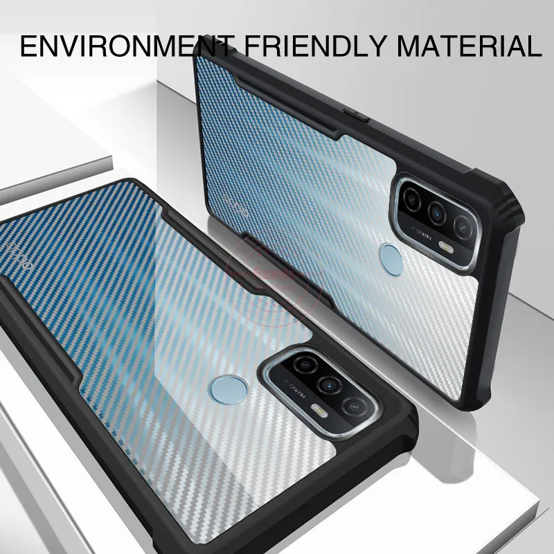 

Rzants for Oppo A53 A93 case beetle Carbon Airbag pumper Shockproof Casing Transparent Phone Shell Funda Soft Cover