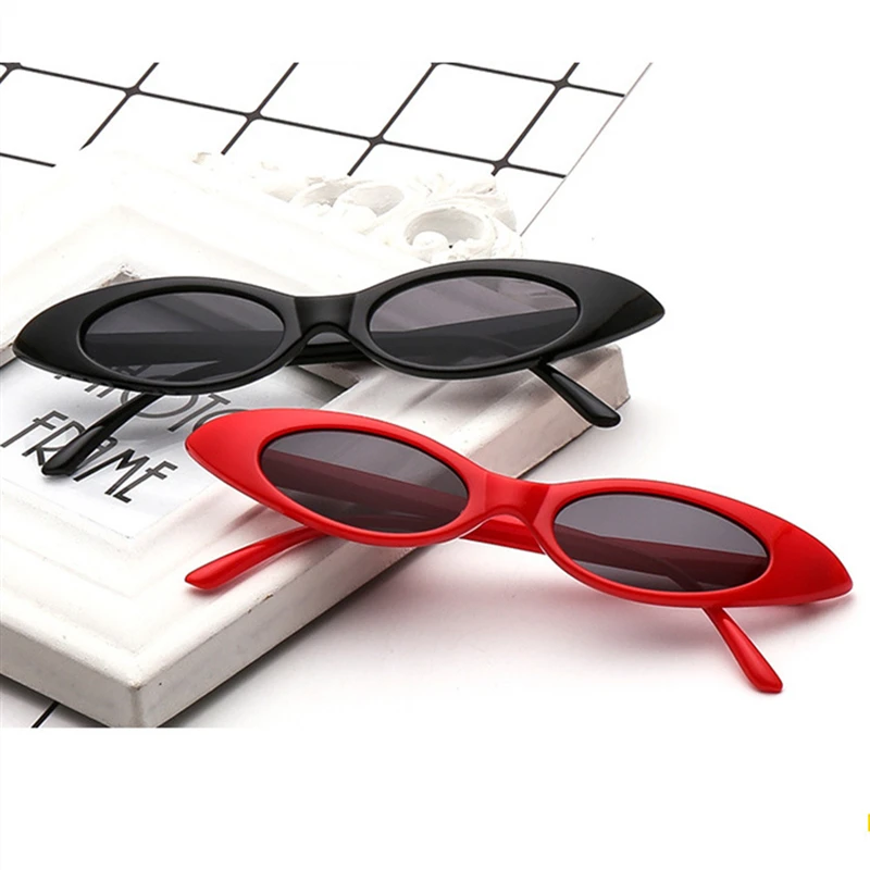 2019 Новые солнцезащитные очки кошачий глаз женские модные треугольные маленькие