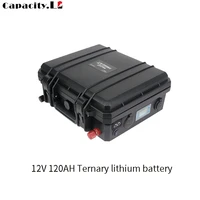 12v 120ahternary lithium battery rv outdoor power bank marine golf inverter battery pack solar rechargeable mobile power battery