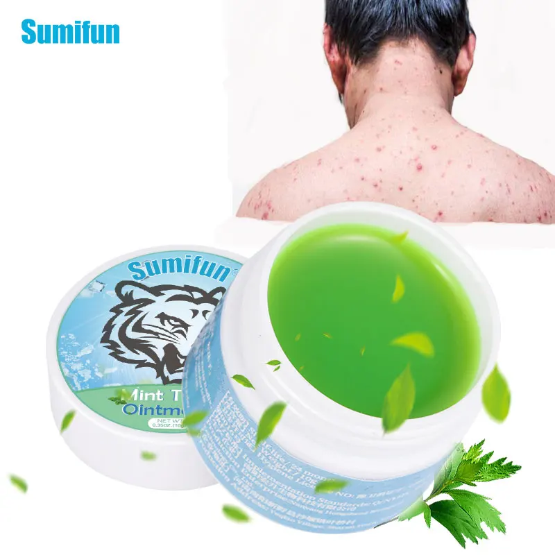 

1Pc 10g Sumifun Tiger Balm Anti-itch Ointment Herbal Antibacterial Cream Relieve Headache Itching Refreshing Cool Skin Care