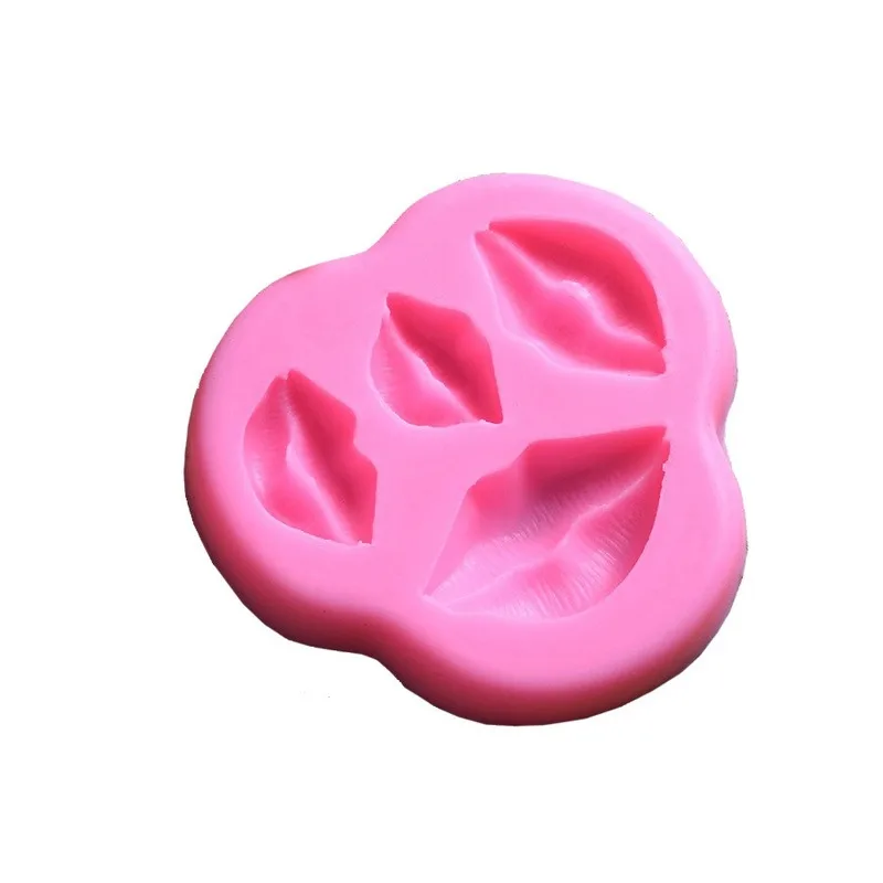 День Святого Валентина сексуальная красная формочка в виде губ Помадка