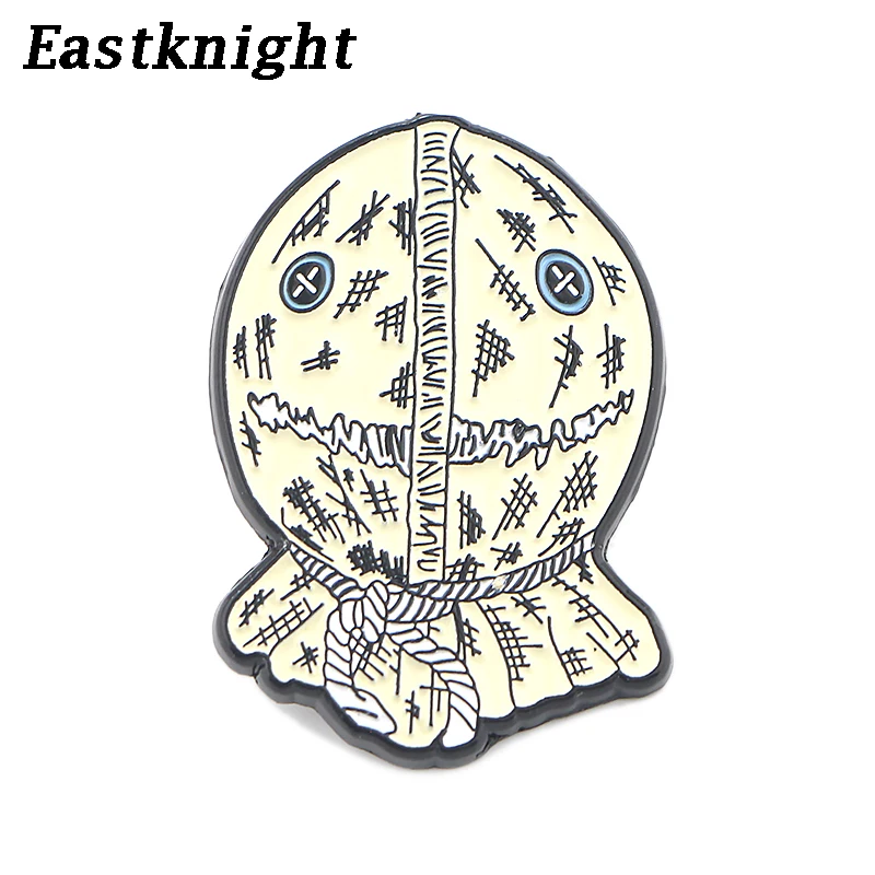 

K1028 Trick 'R Treat Horror Pins Metal Enamel Pins and Brooches for Men Lapel Pin Backpack Bags Badge Collar Gift for Kids