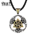 Мужское колье из нержавеющей стали Beier, золотое ожерелье, ювелирные изделия в подарок LP264