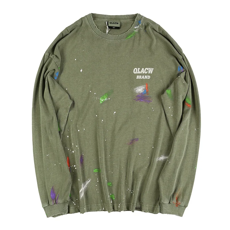 

270g splash ink technology long sleeve t-shirt man