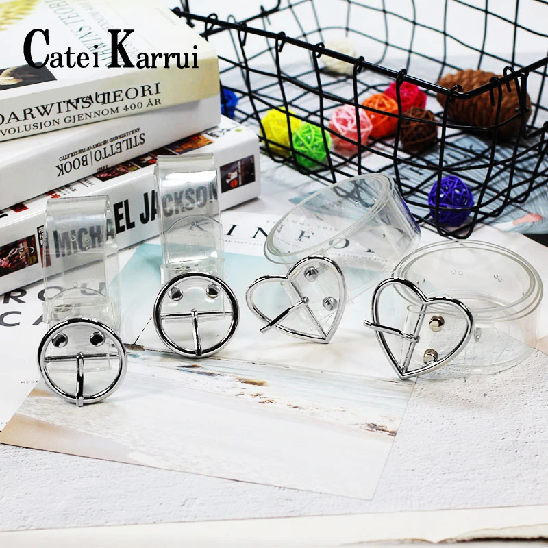 

Catei Karrui Classic Explosion Jeans Ring Gifts Women'S Belt Love Decoration Pin Buckle Belt Women'S high quality Belt Women