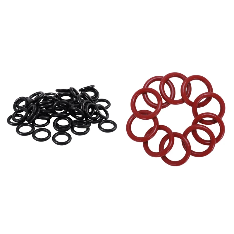 

10 PCS Silicone O Ring Seal Seal Ring 16X 21X2.5 Mm With 18Mm X 3Mm Nitrile Rubber O Ring Oil Sealing Seals 50 PCS