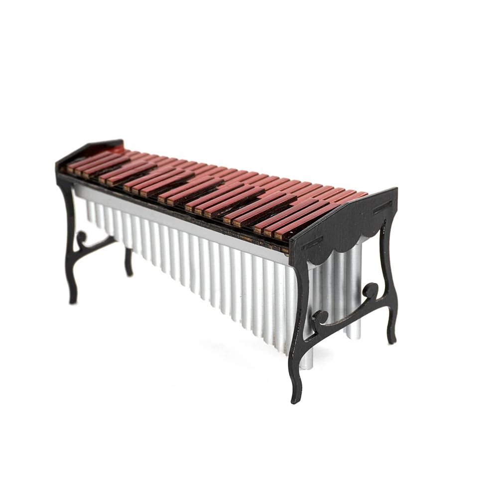 12 см Миниатюрная модель Marimba мини ксилофон музыкальный инструмент кукольный