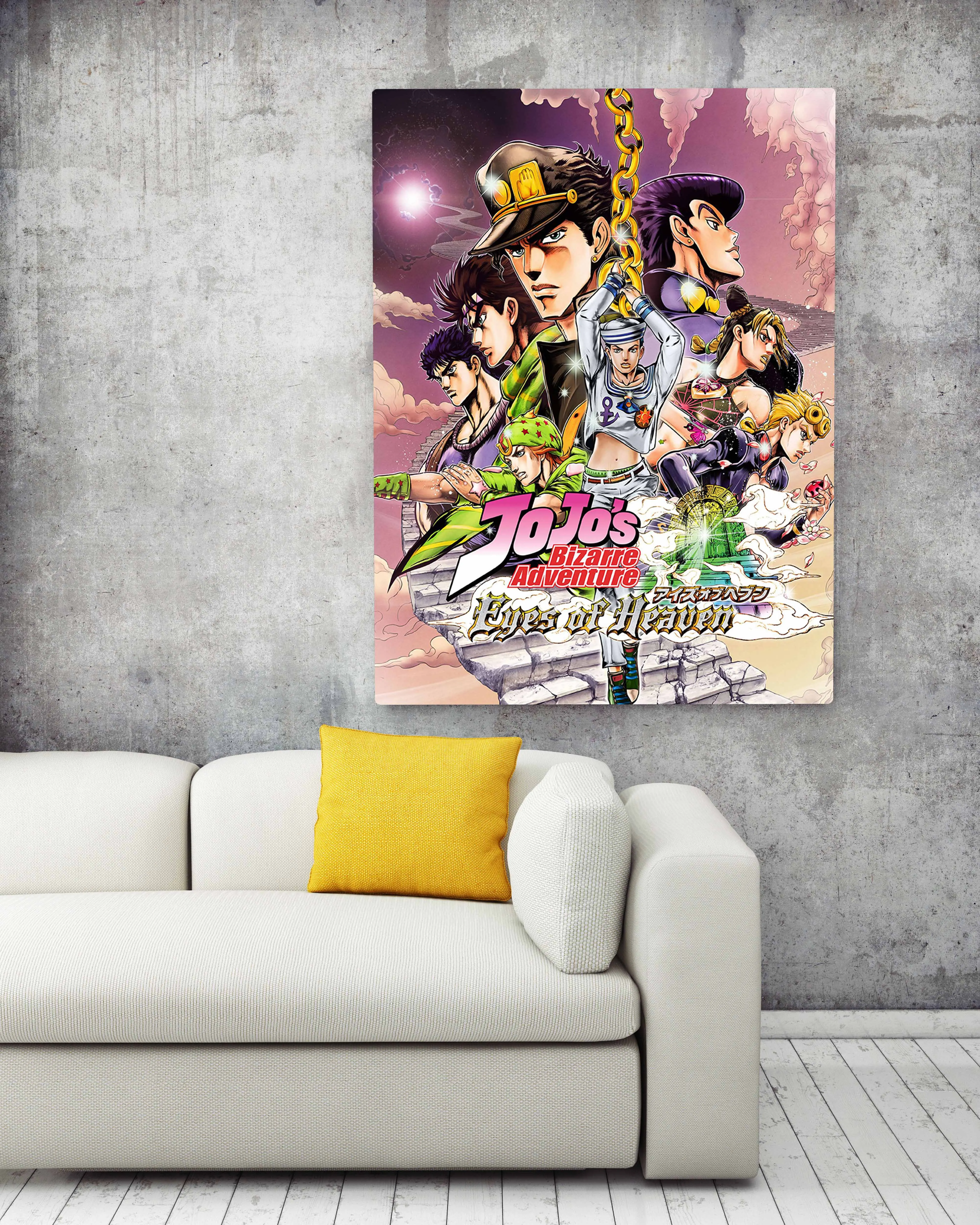 Винтажный постер Джоджо из аниме Невероятные приключения декоративный ретро с