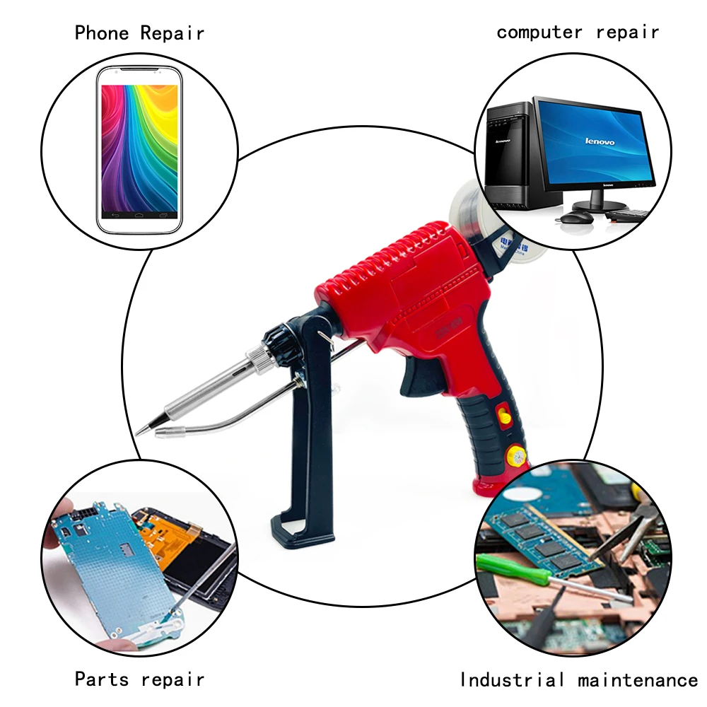 Электрический паяльник ручной с внутренним нагревом автоматическая отправка