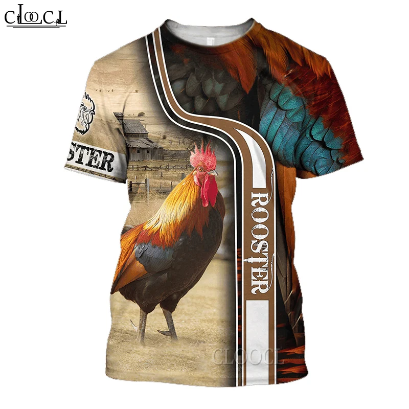 CLOOCL новейшая популярная одежда с животными петухом для мужчин и женщин 3D принт