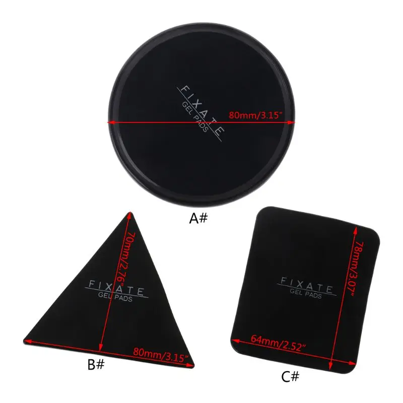 

Powerful Fixate Gel Pad Strong Stick Wall Sticker Casual Stick Flexible Square/Triangle/Round Dropshipping