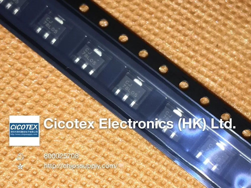 50 шт. CJ78L05 SOT89 L 3% IC REG LINEAR 5V 100MA 3 78L05 7805|Драйвер двигателя| |