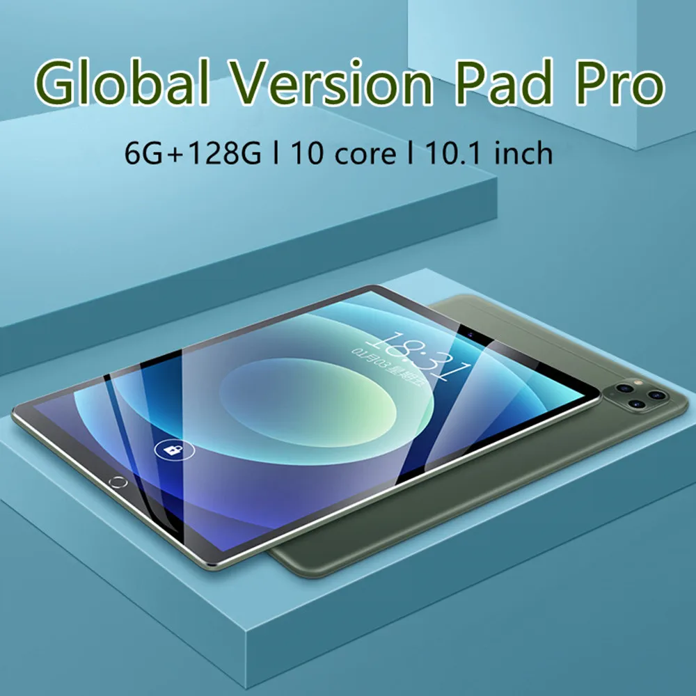 

Планшетный ПК Pad Pro, 10 дюймов, 6 ГБ + 128 Гб, 10-ядерный планшетный ПК MT6788, sim, Wi-Fi, Type-C, планшет для детей, android 10,0