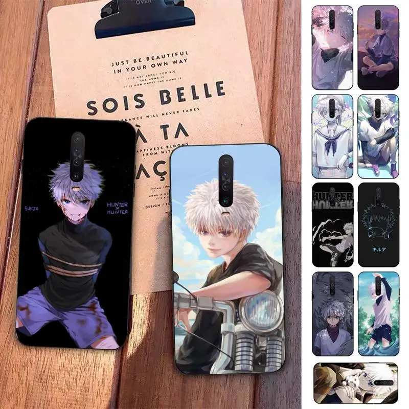 

FHNBLJ Anime Hunter X Hunter Killua Zaoldyeck Phone Case for Redmi 5 6 7 8 9 A 5plus K20 4X S2 GO 6 K30 pro