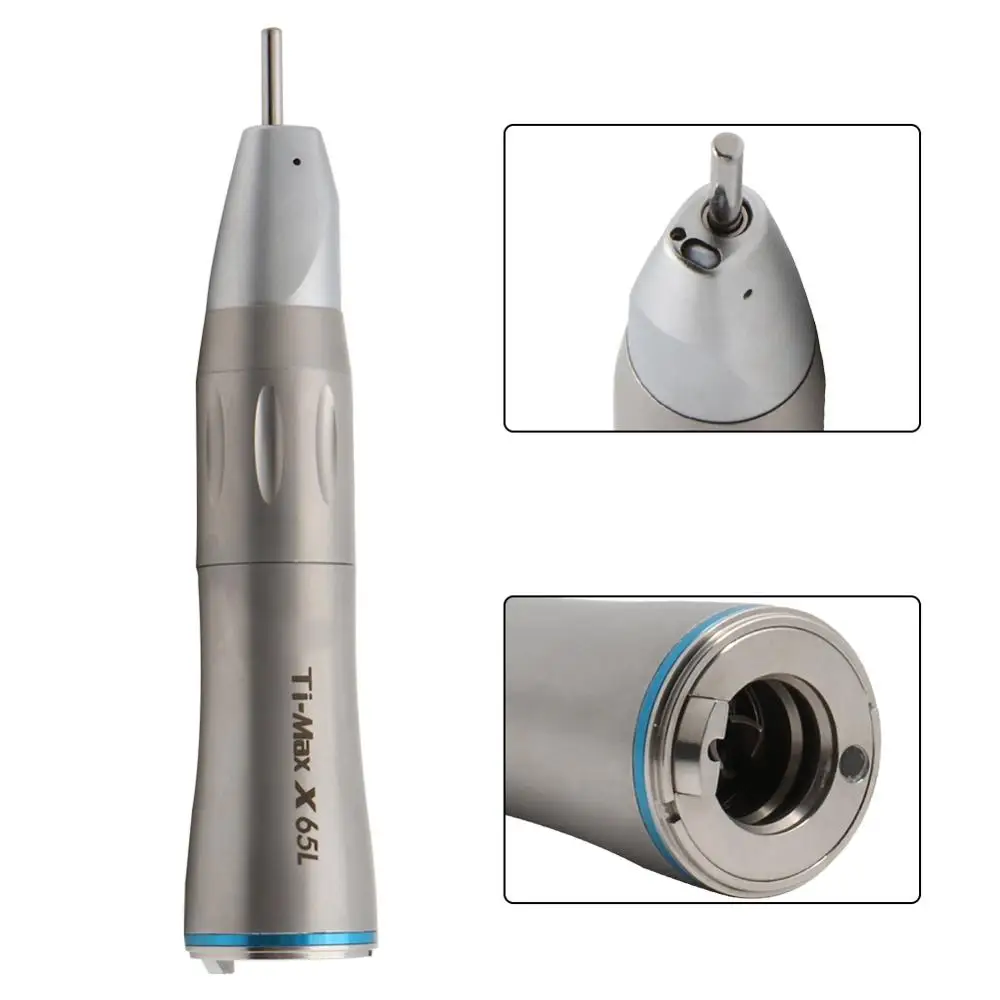 Стоматологическая светодиодный Оптическое волокно прямой нос низкая Скорость