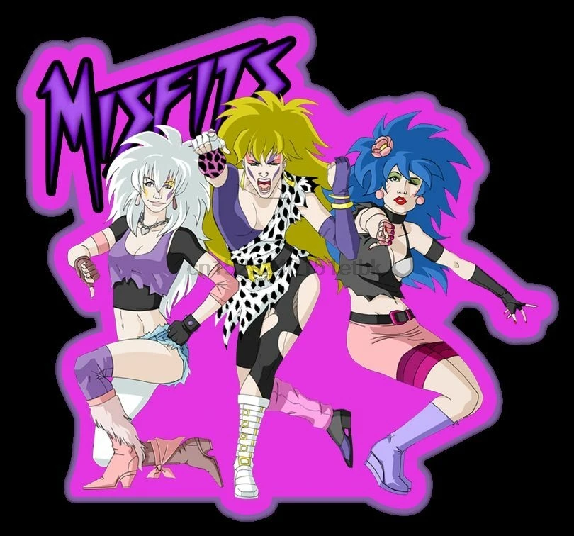 80 классических мультяшных голограммов Jem футболки Misfits на заказ любого размера
